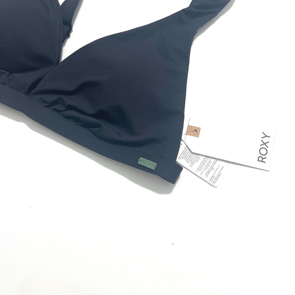 🖤 ROXY 🖤 Solid Softly Love Elong Triangle Bikini Top - Picture 4 of 10